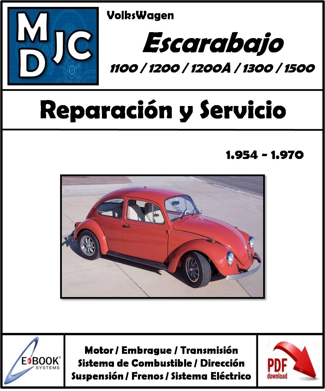 VolksWagen Escarabajo 1954 - 1970