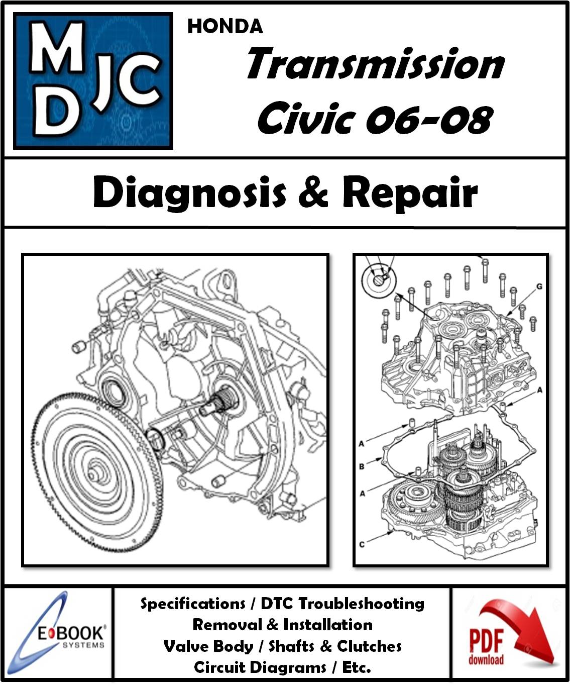 Manual de Taller (Diagnosis y Reparación) Caja Automática Honda Civic 06-08
