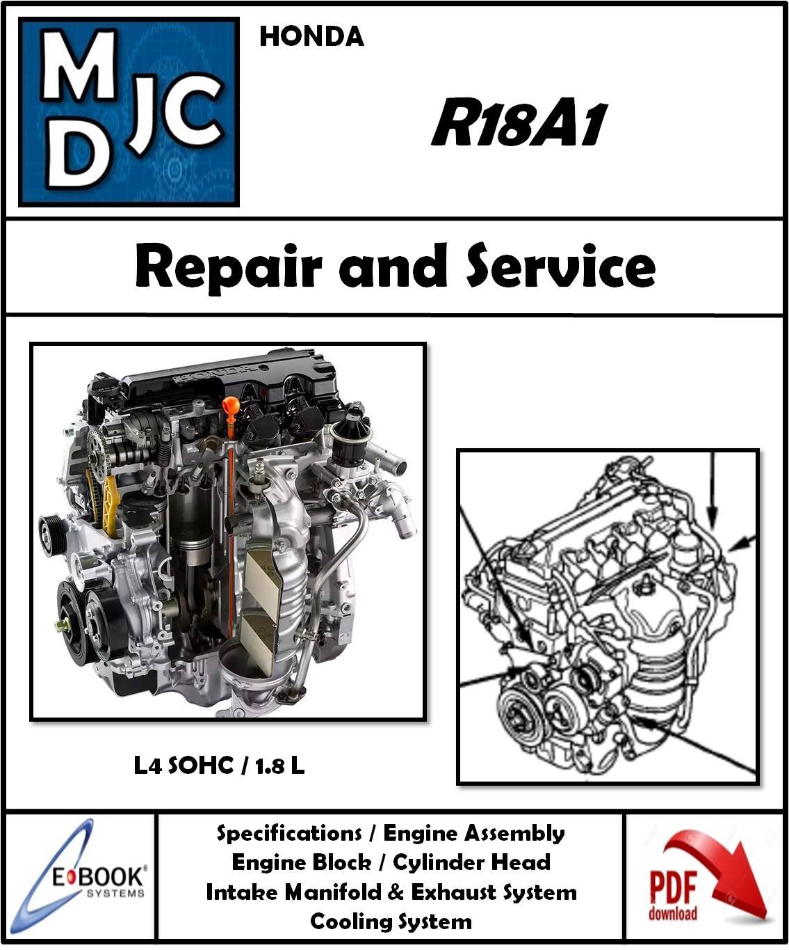 Manual de Taller (Reparación) Motor Honda R18A1