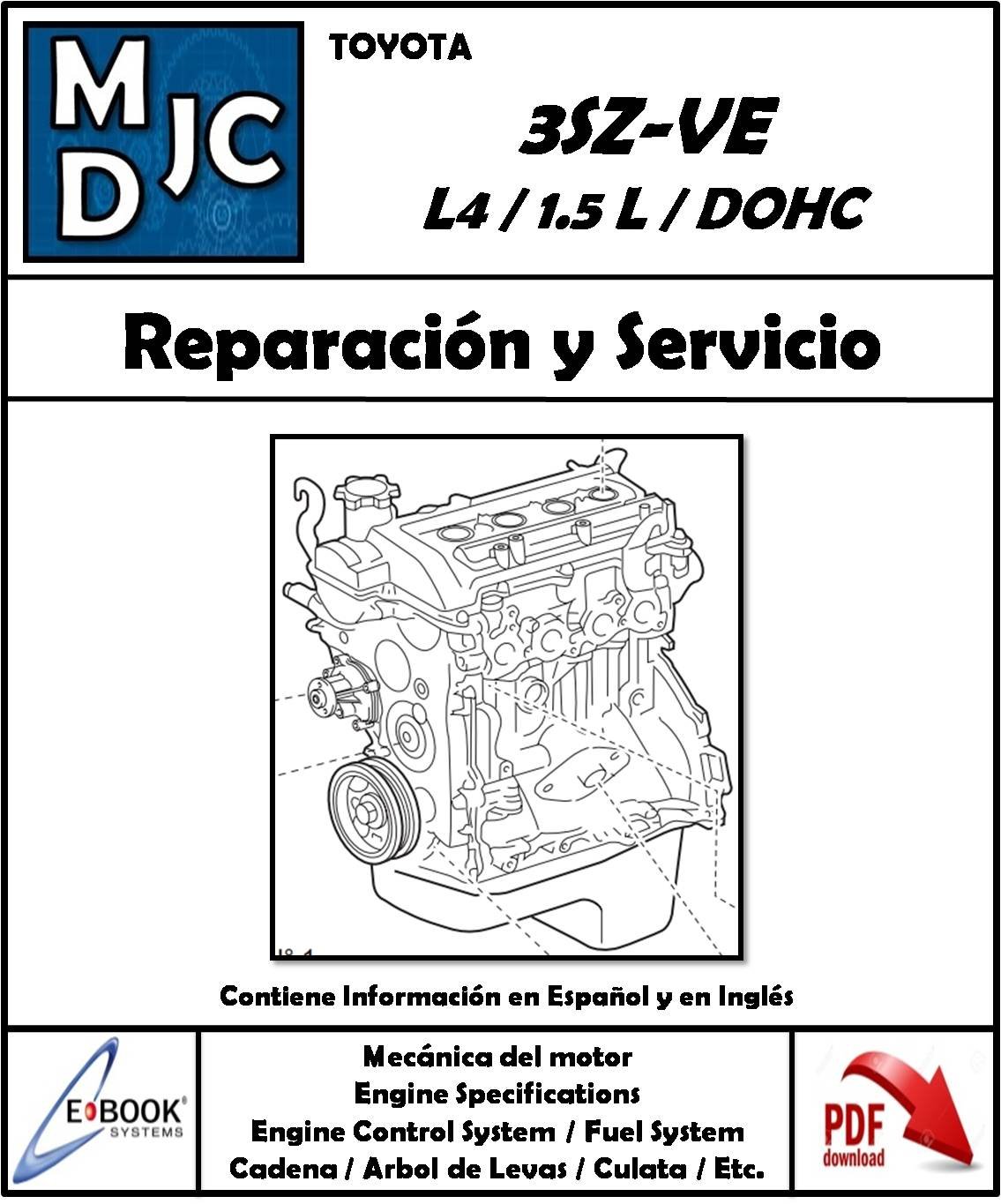 Manual de Taller (Reparación y Control) Motor Toyota Daihatsu 3SZ-VE