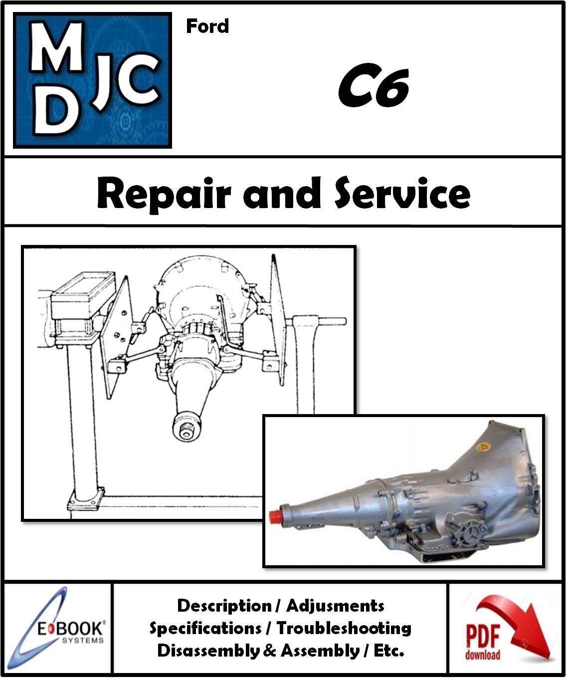 Manual de Taller (Reparación y Servicio) Caja Ford C6