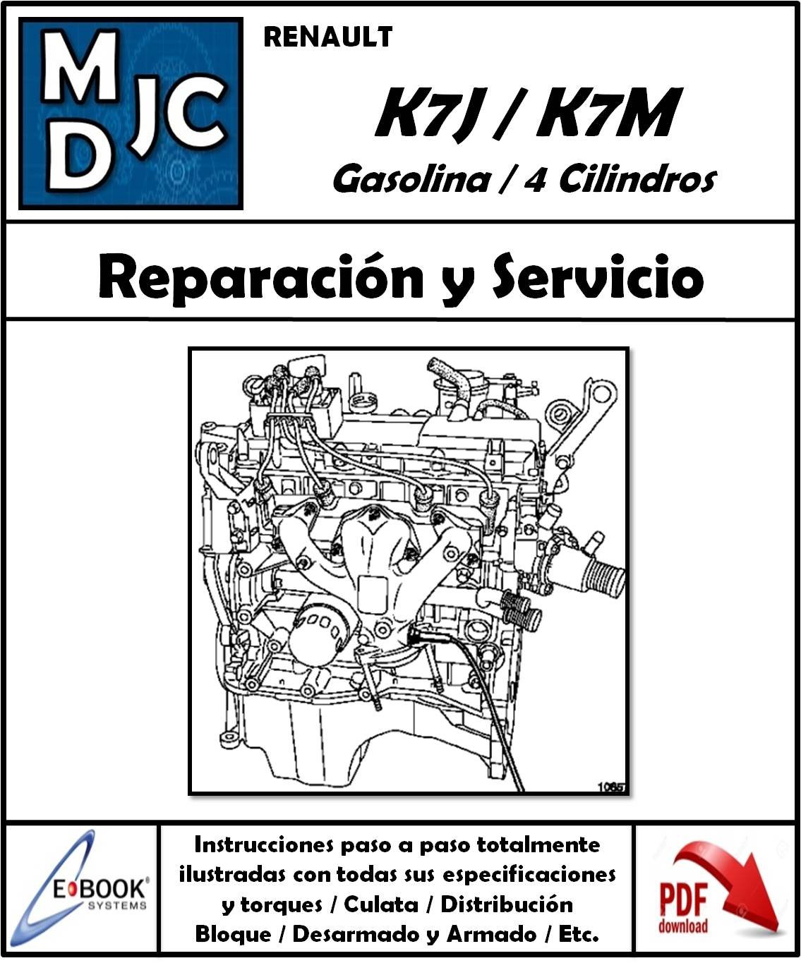 Manual de Taller (Reparación y Servicio) Motor Renault K7J / K7M (1.4 L / 1.6 L)