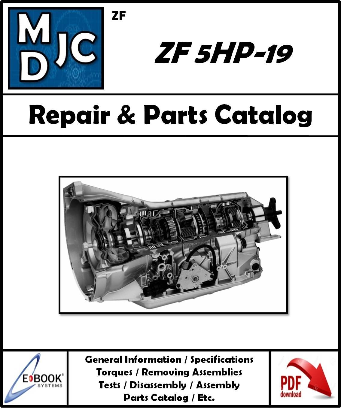 Manual de Taller y Catalogo de Partes Caja ZF 5HP-19