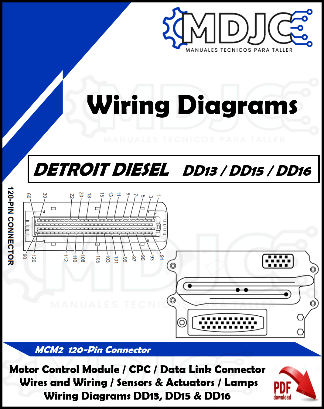 Manual Diagramas Sistema Eléctrico Motor Detroit Diesel DD13 / DD15 / DD16