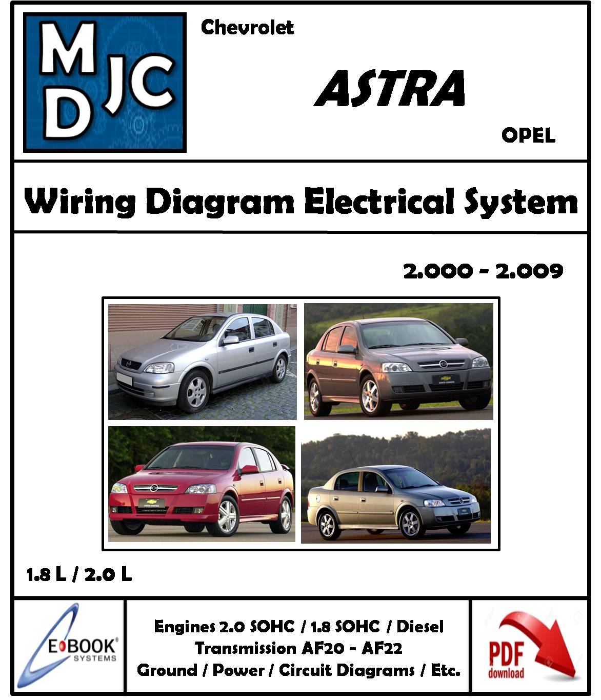 Diagramas de Cableado Sistema Eléctrico Chevrolet Astra 2000-2009