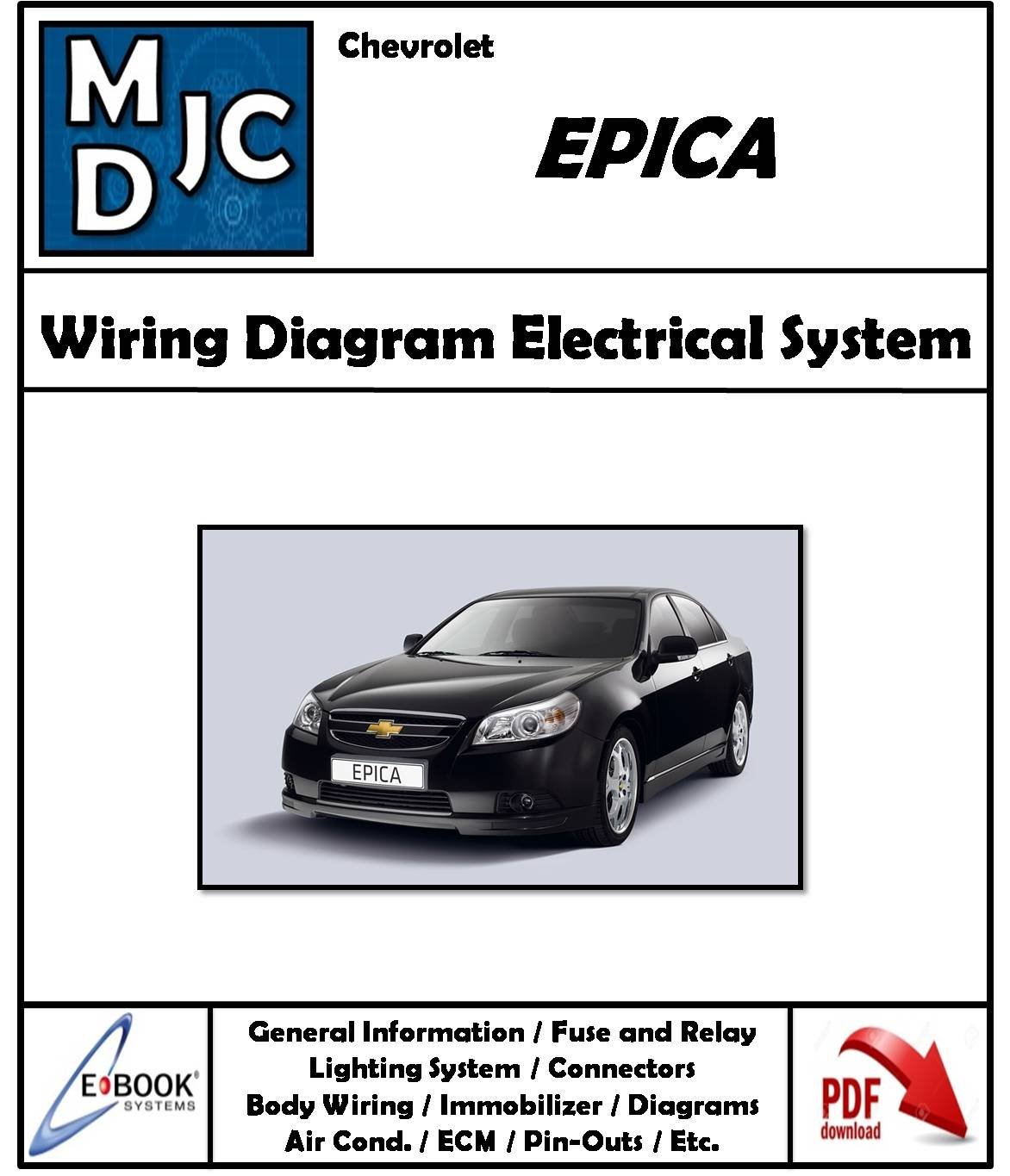 Diagramas de Cableado del Sistema Eléctrico Chevrolet Epica