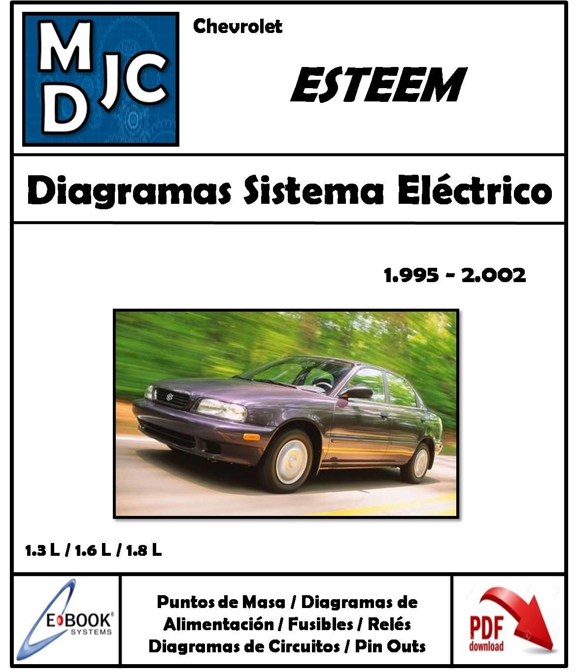 Diagramas Sistema electrico Chevrolet Suzuki - Esteem / Baleno 1995-2002
