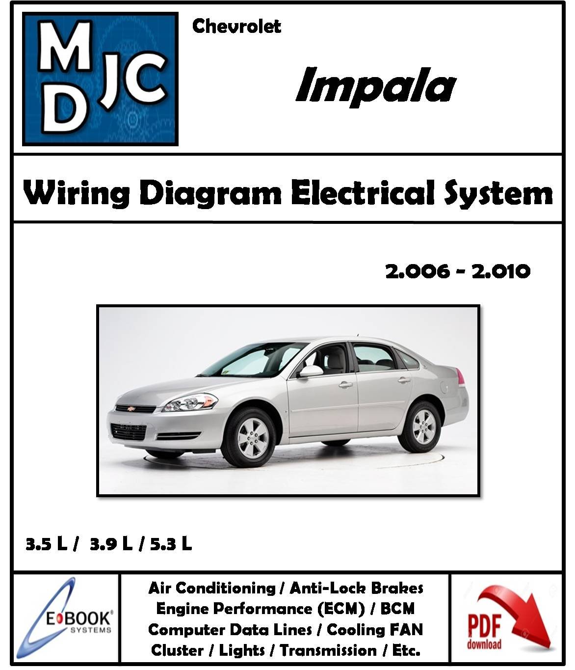 Diagramas del Sistema Eléctrico Chevrolet Impala 2006-2010