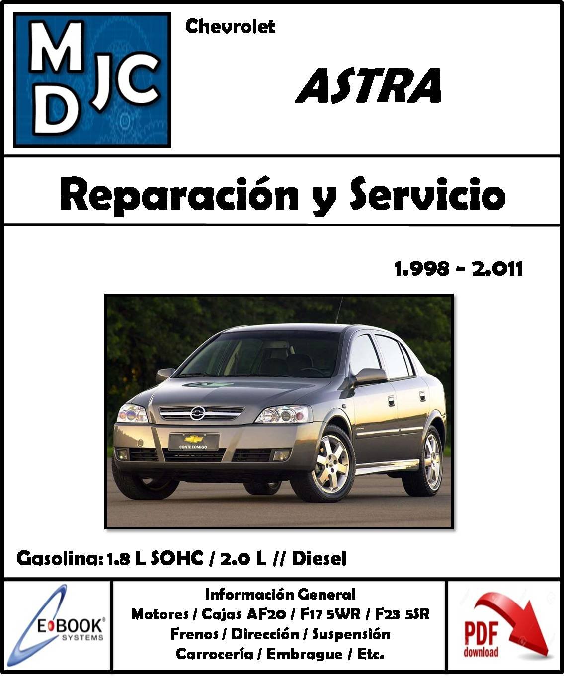 Manual de Taller Chevrolet Astra 1998-2011