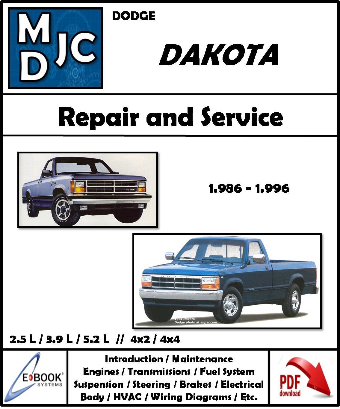 Manual de Taller Dodge Dakota 1986-1996