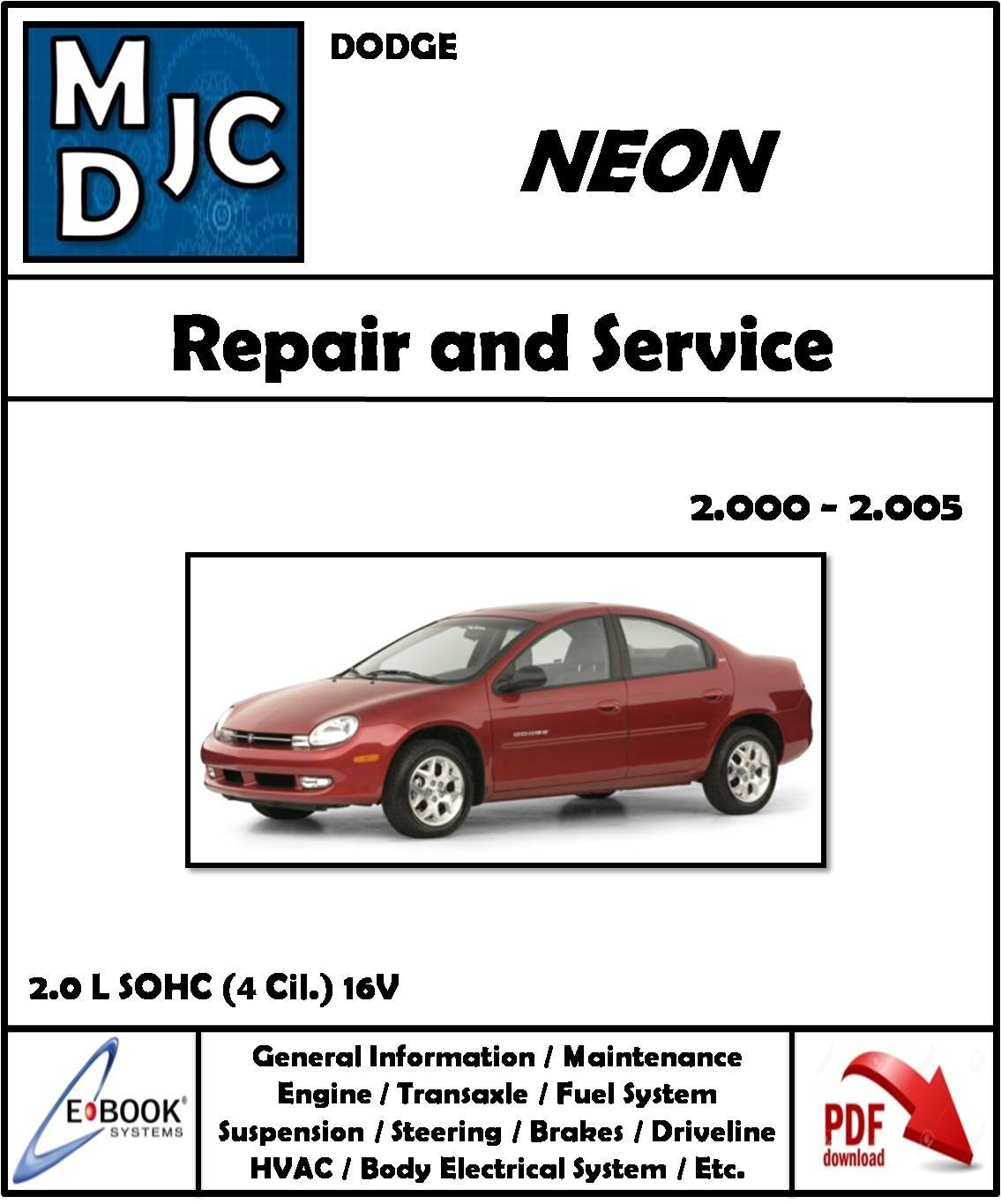 Manual de Taller Dodge / Chrysler Neon 2000-2005