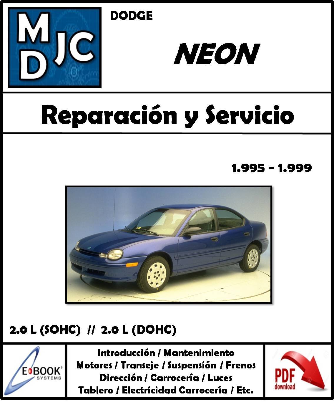 Manual de Taller Dodge / Chrysler Neon 1995-1999