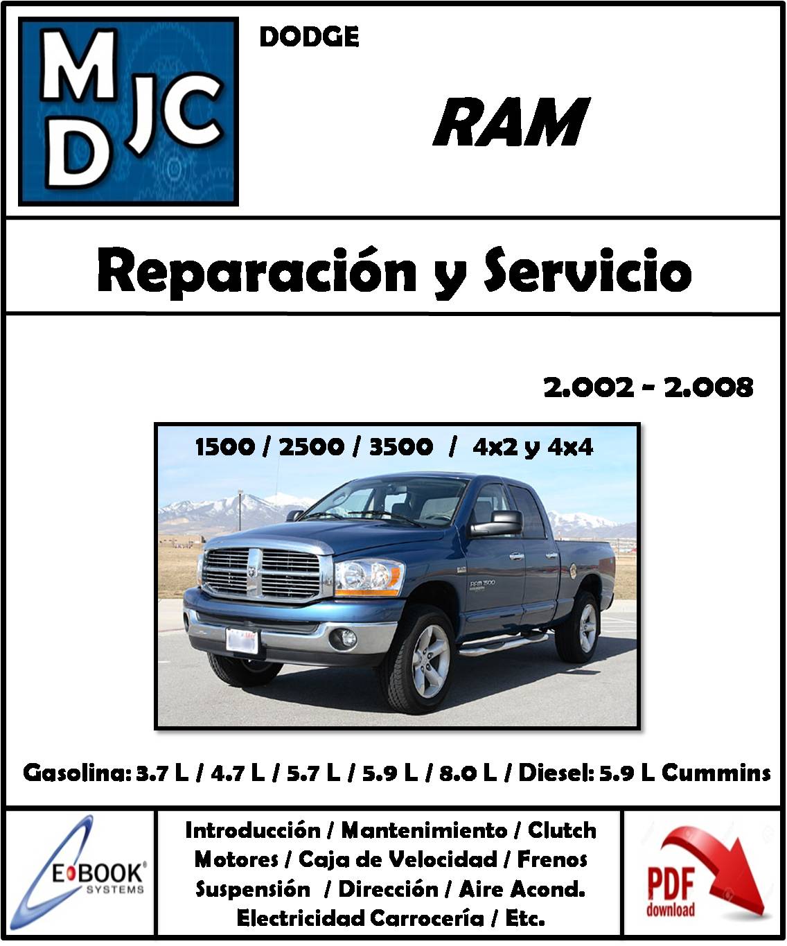 Manual de Taller Dodge RAM 2002-2008