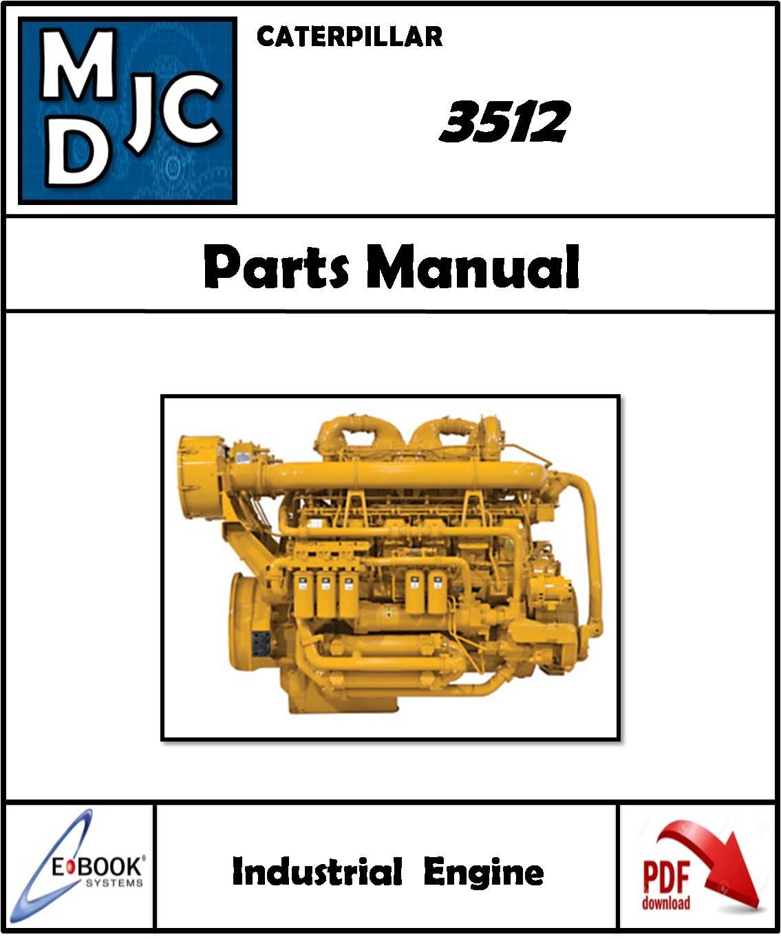Catalogo de Partes Motor Caterpillar 3512 Industrial