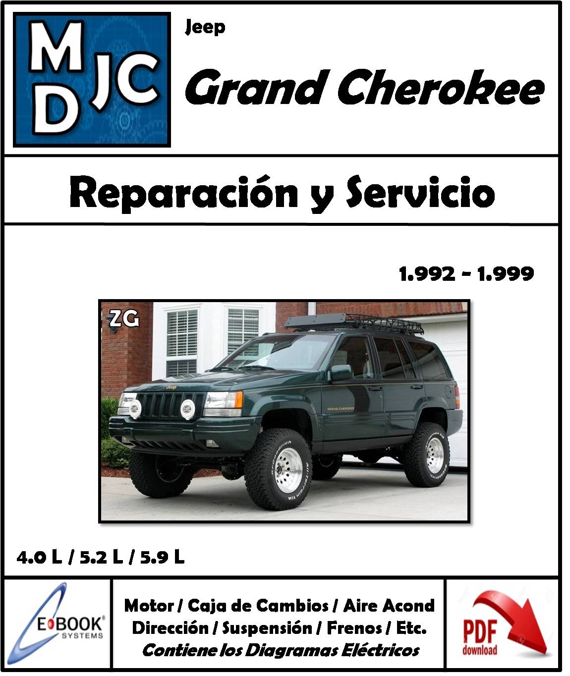 Manual de Taller Jeep Grand Cherokee 1992 - 1999