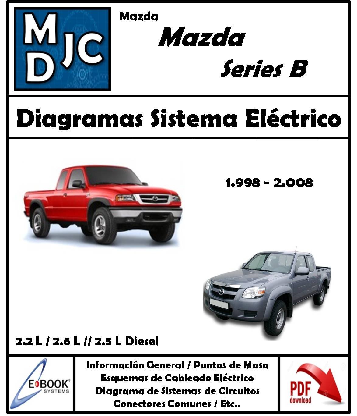 Mazda Pick-Up Series B  ( 2200 / 2600 / 2500 / BT-50 ) 1998 - 2008