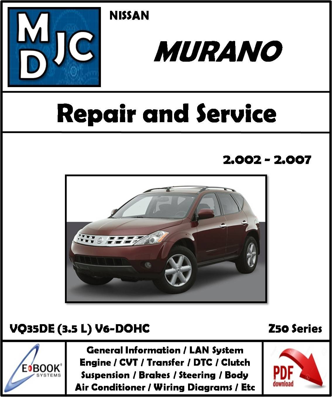 Nissan Murano 2002 - 2007