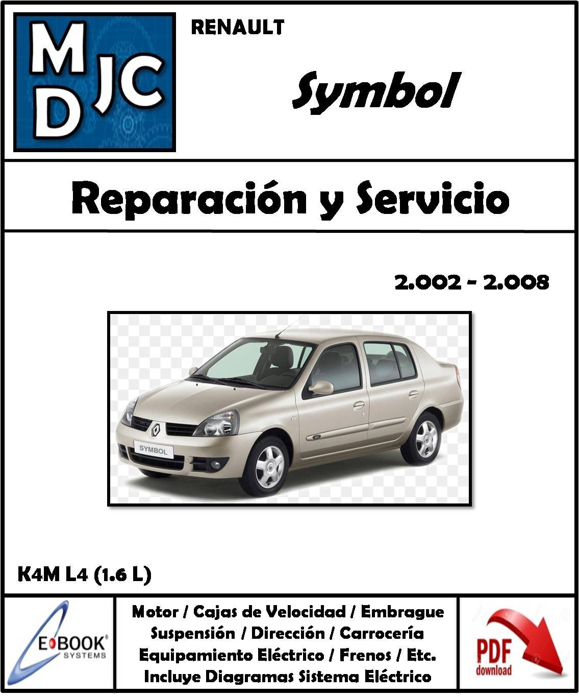 Renault Symbol 2002 - 2008 | MDJC - MANUALES DE TALLER