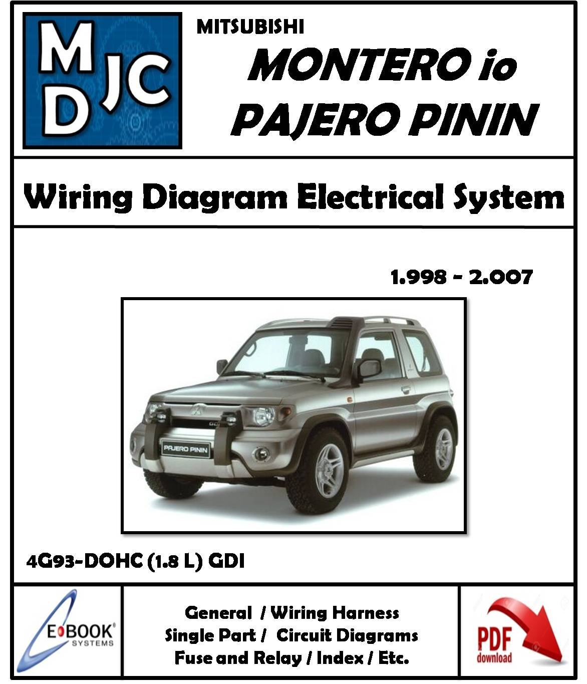 Mitsubishi Montero io / Pajero Pinin 1998 - 2007