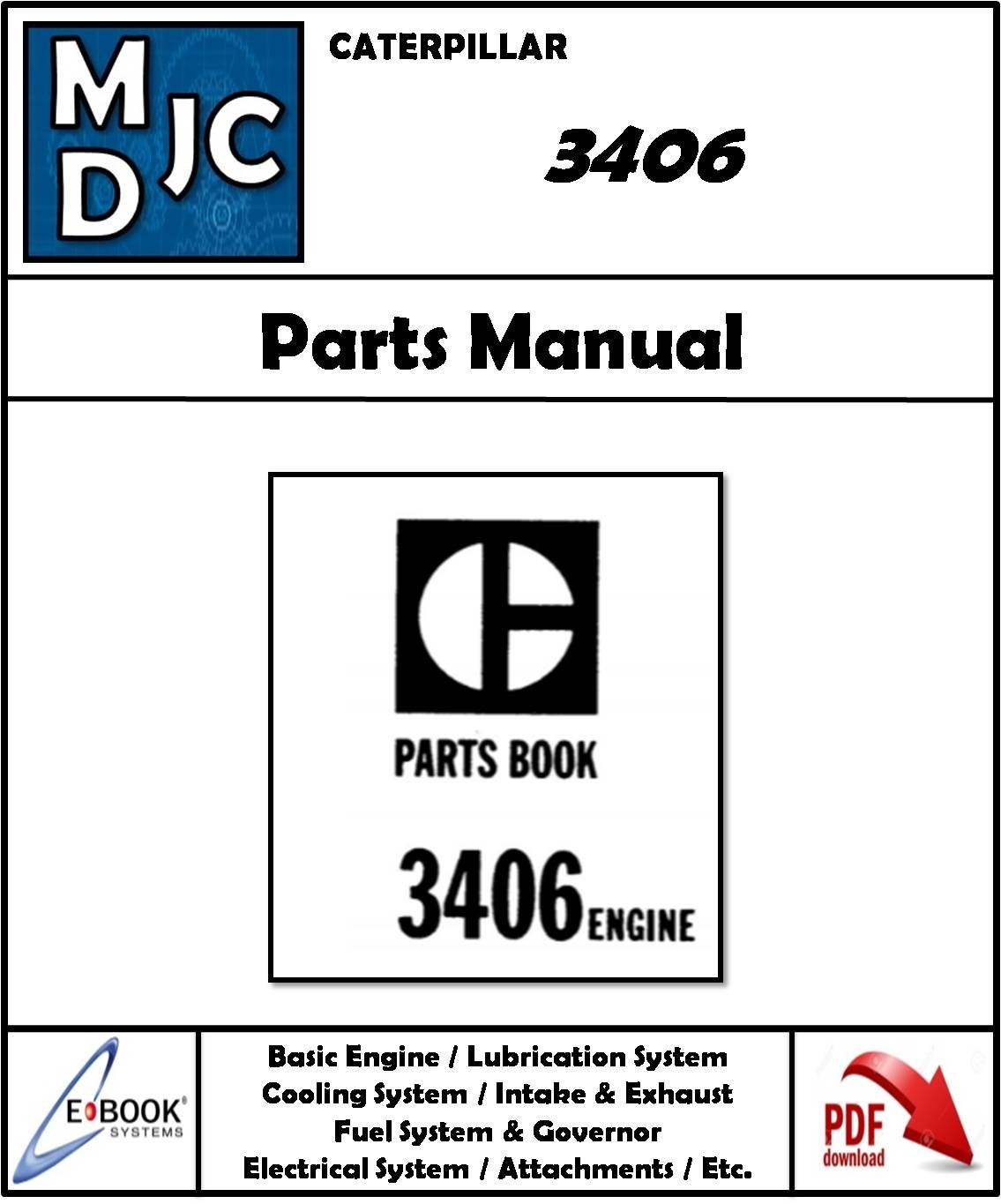 Catalogo de Partes Motor Caterpillar  3406