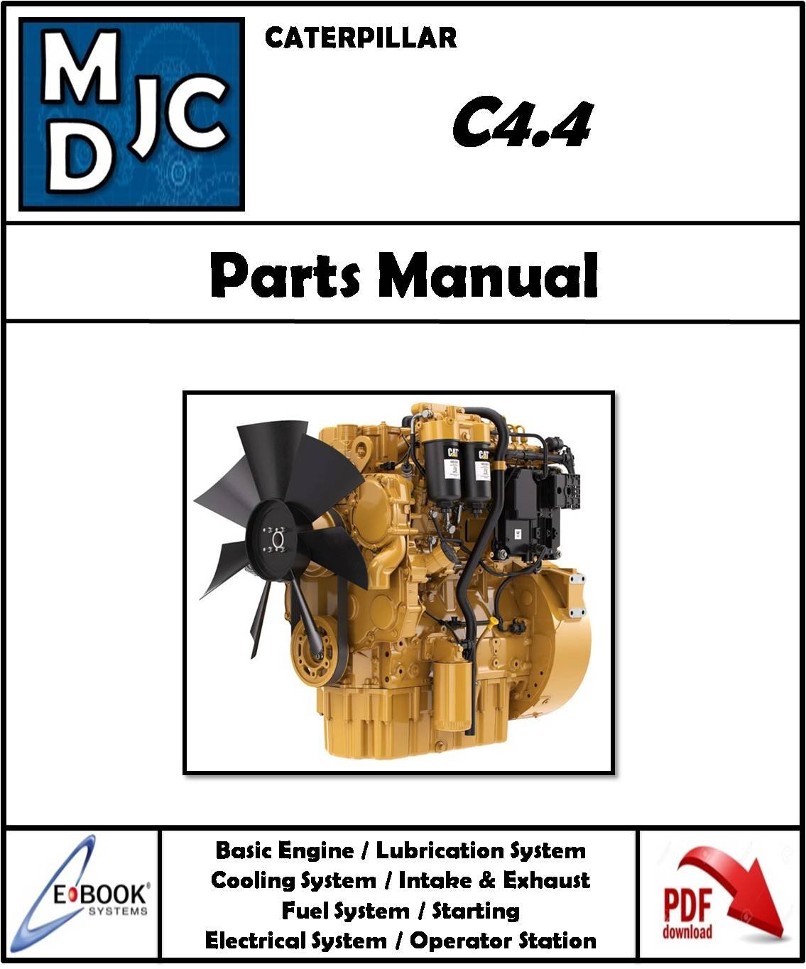 Catalogo de Partes Motor Caterpillar  C4.4