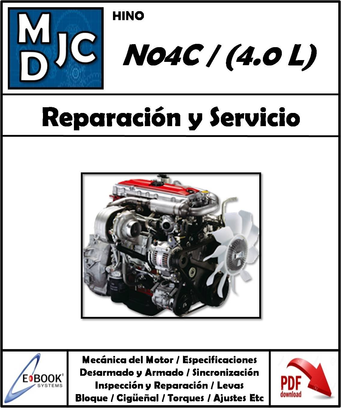 Hino  N04C  Motor 4.0 L