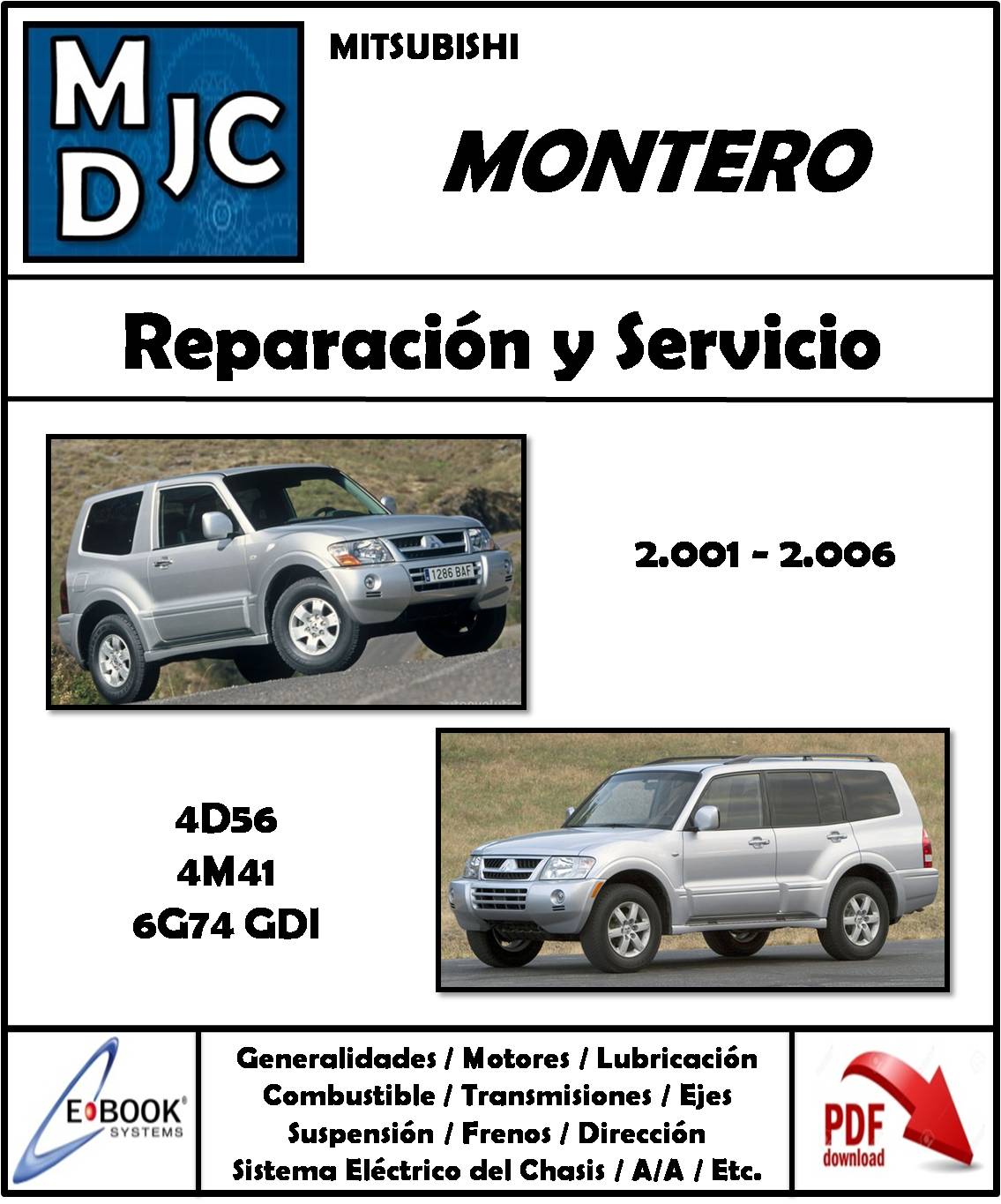 Mitsubishi Montero 2001 - 2006