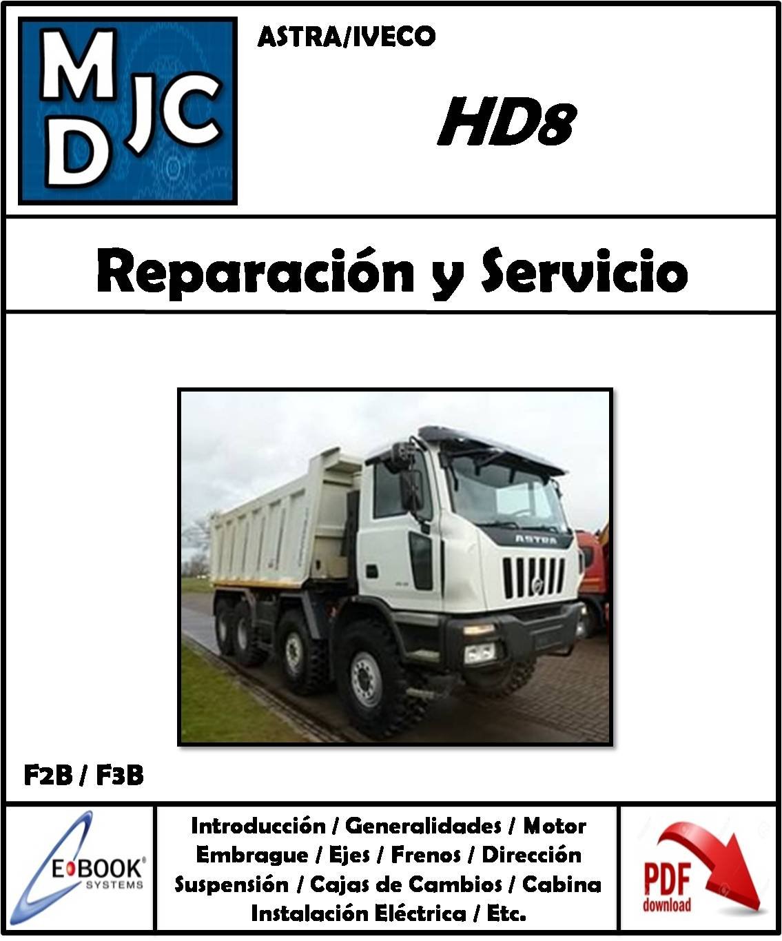 Manual de Taller ( Reparación y Servicio ) Astra / Iveco  HD8