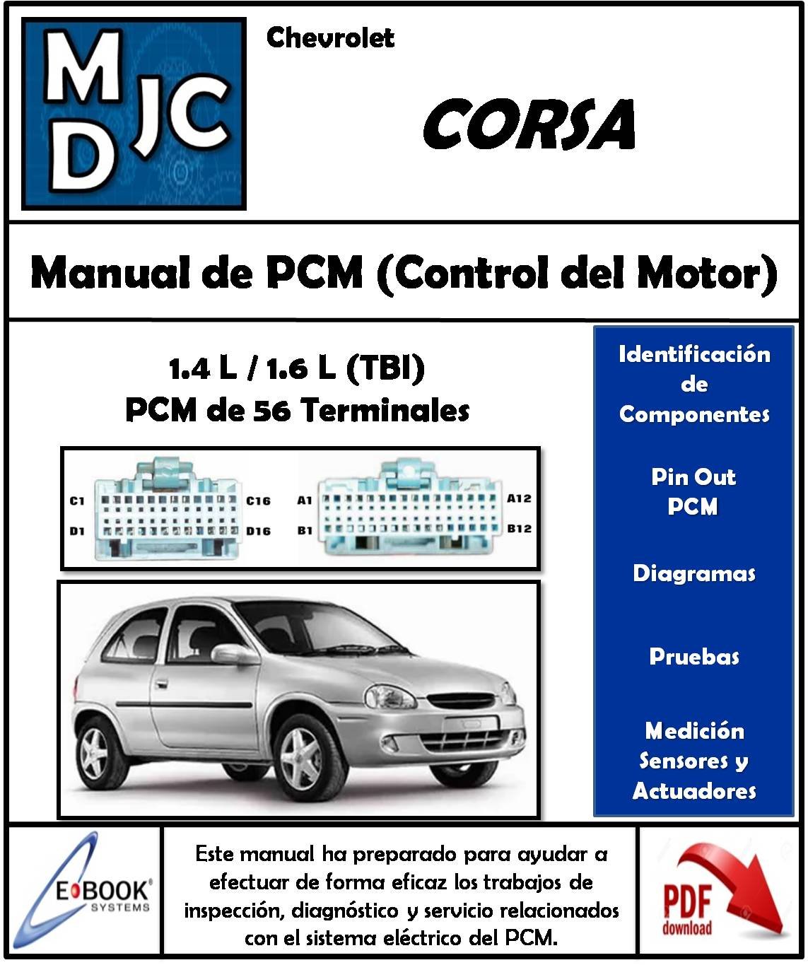 Manual de ECM y Control del Motor Chevrolet Corsa 1.4 L / 1.6 L (TBI)