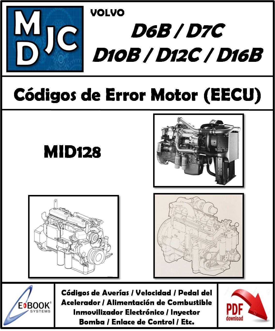 Volvo D6B / D7C / D10B / D12C / D16B