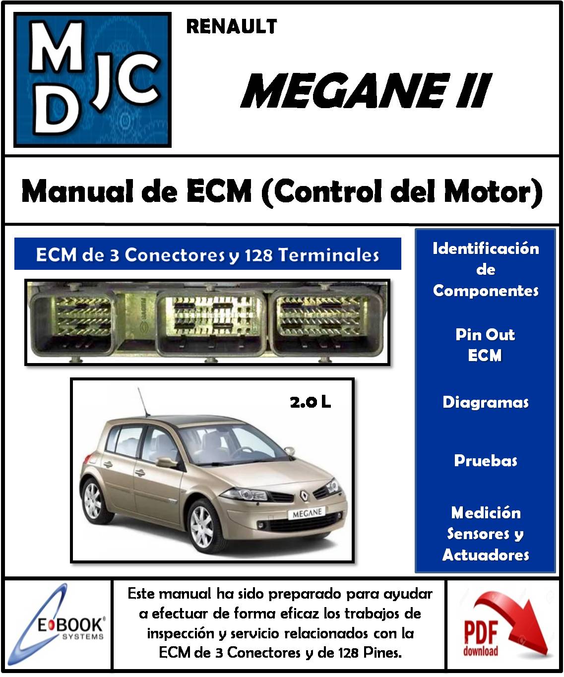 Renault Megane II (2.0L) / ECM 128 Terminales
