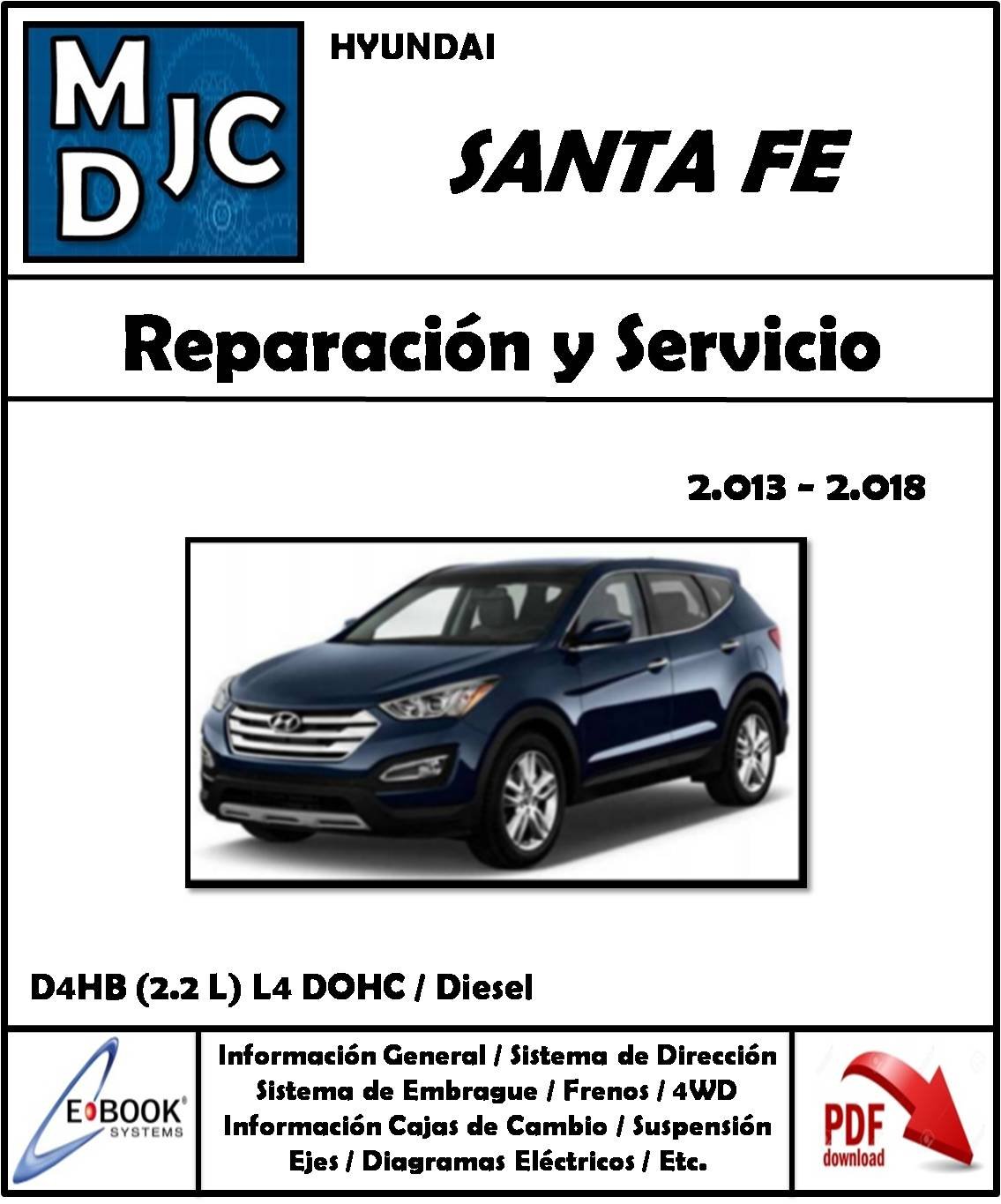 Hyundai Santa Fe 2013 - 2018 / Diesel (2.2 L)