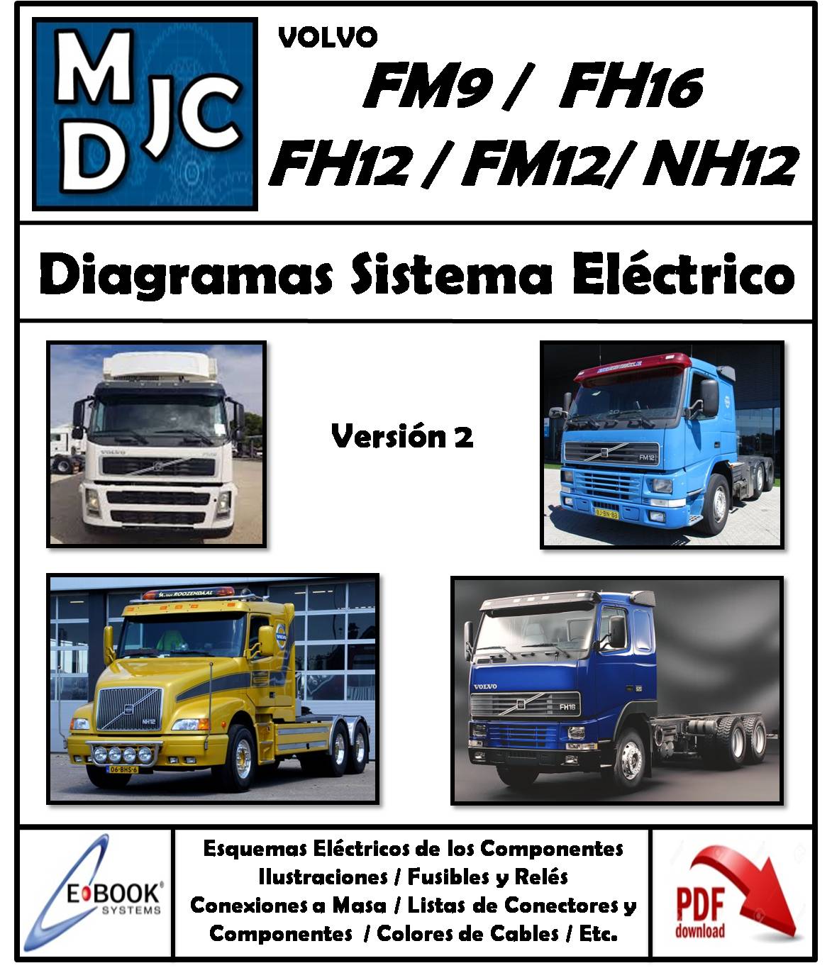 Volvo FM9 / FM12 / FH12/ FH16 / NH12 (Versión 2)
