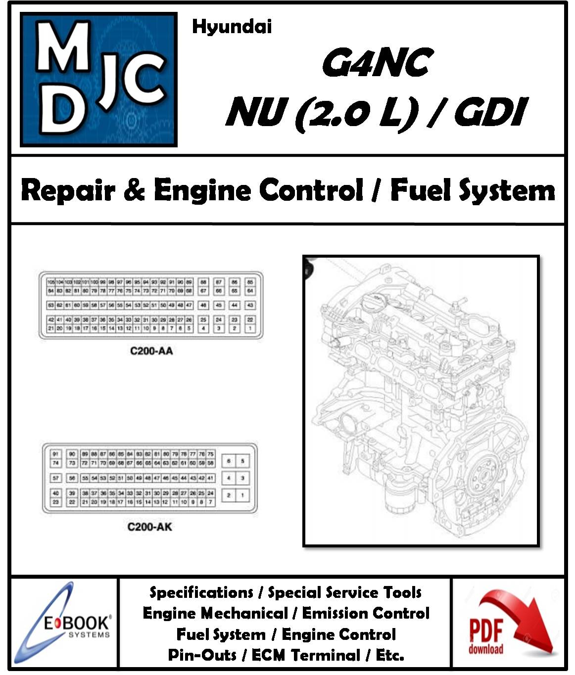 Hyundai G4NC NU 2.0 L DOHC / GDI