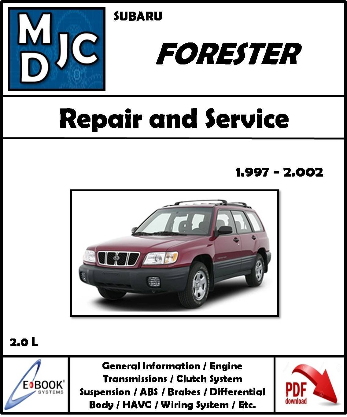 Subaru Forester 2.0 L 1997 - 2002
