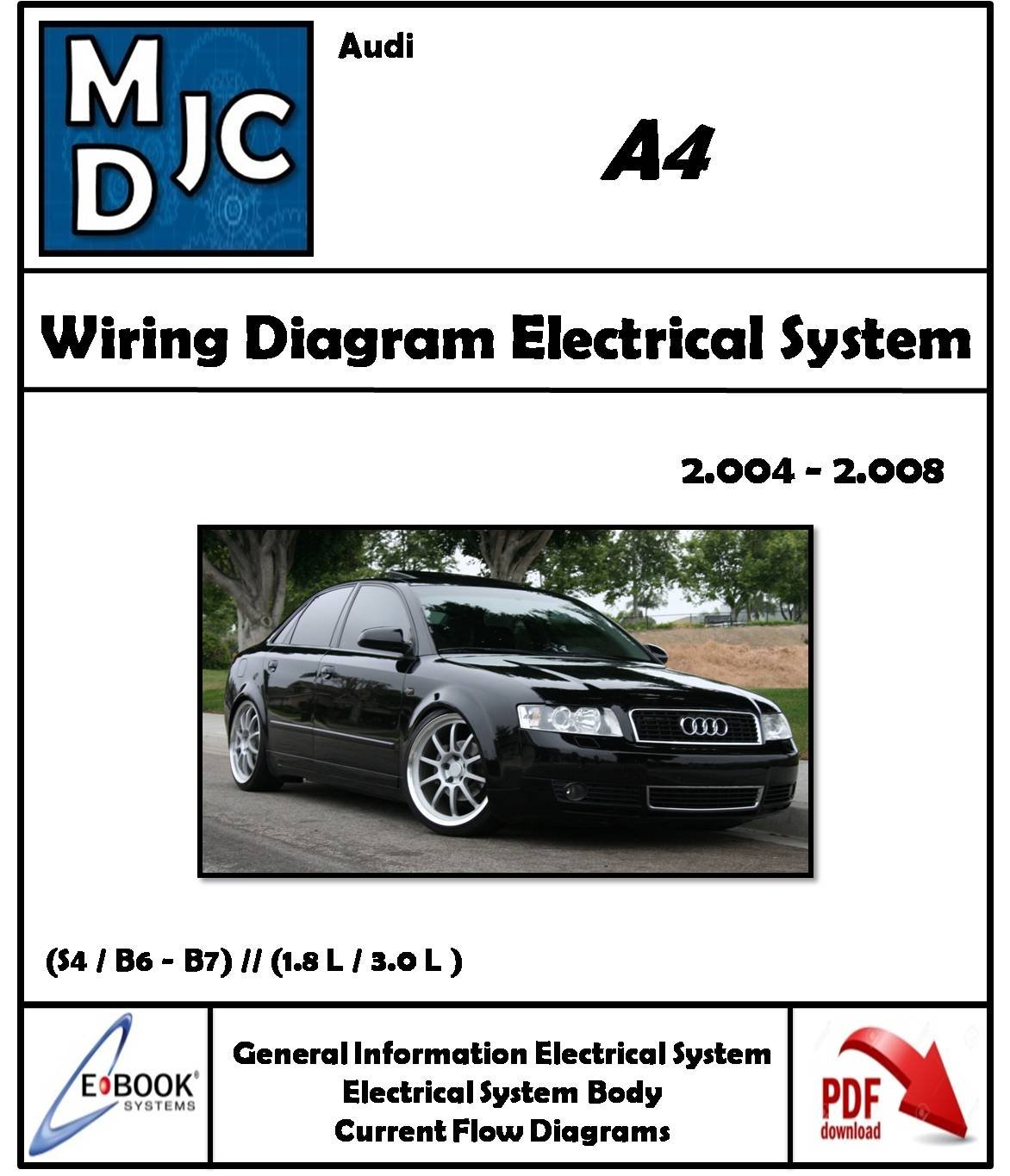 Diagramas Sistema Electrico (Wiring Diagram) Audi A4 / S4 (B6 - B7) 2004 - 2008